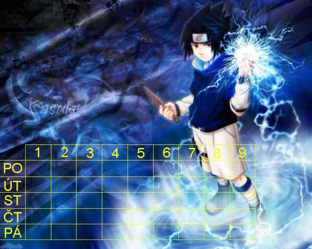 Sasuke rozvrh